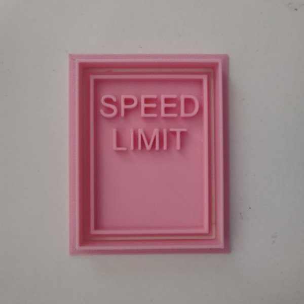 Producto - Cartel limite de velocidad