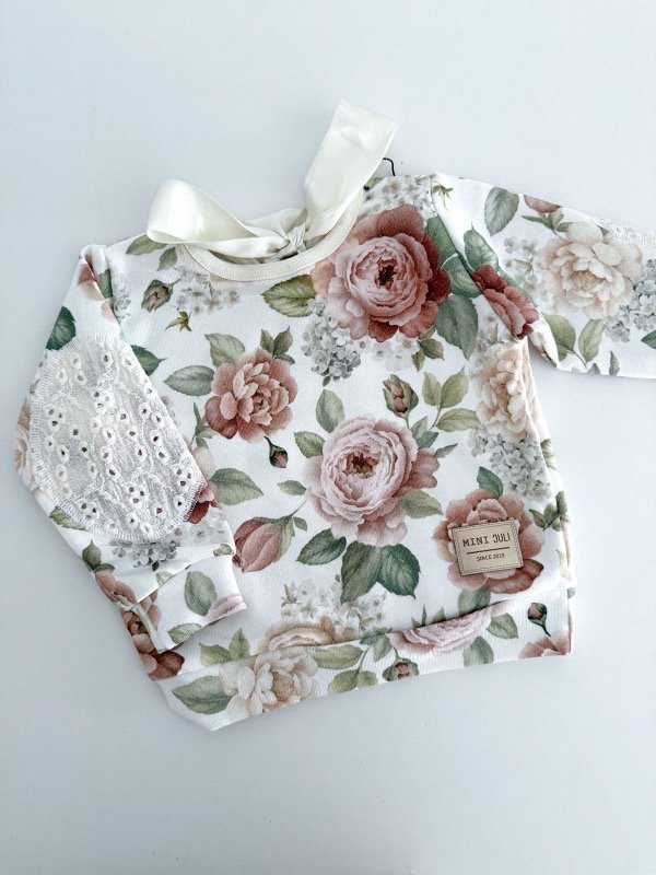 Producto - Buzo ginebra flores pastel