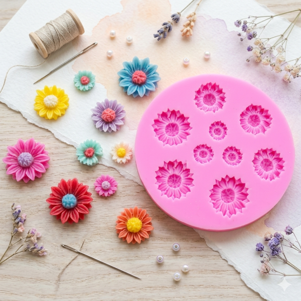 Producto - Molde mix girasoles