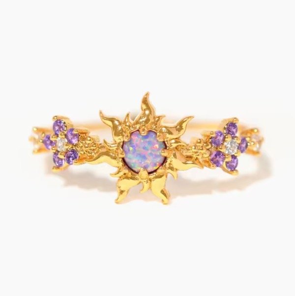 Producto - Anillo de sol violeta Enredados