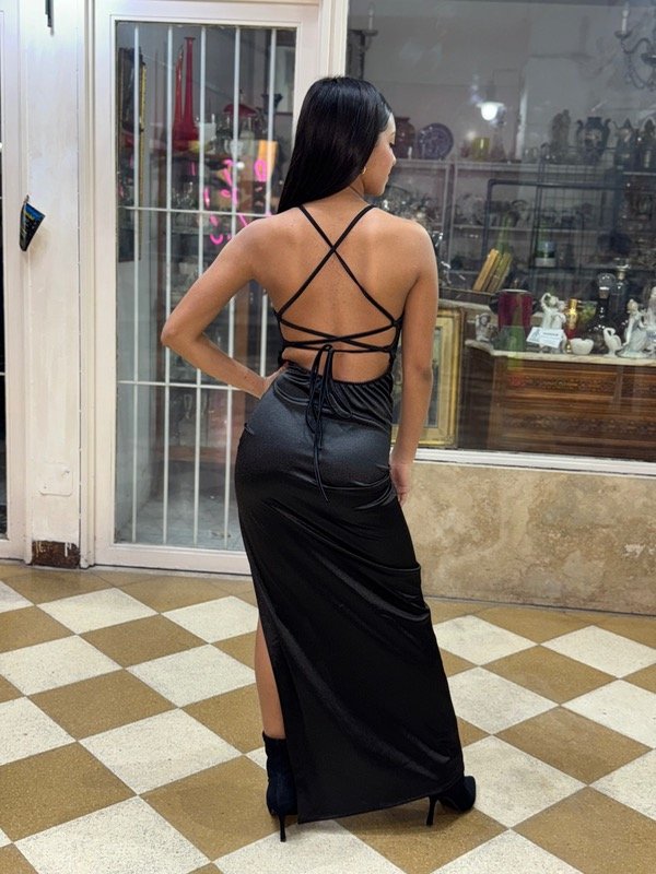 Producto - Vestido Satén Black - 2