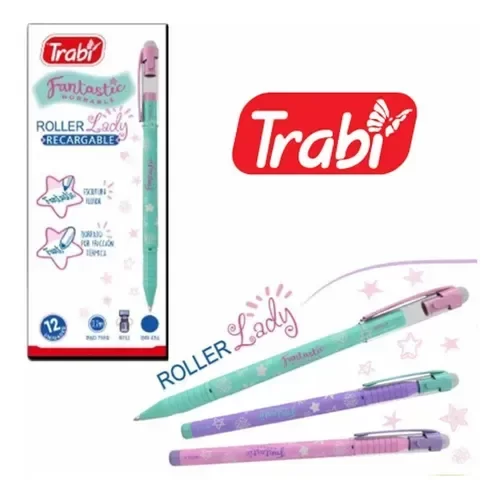 Producto - Lapicera borrable fantastic lady tinta azul