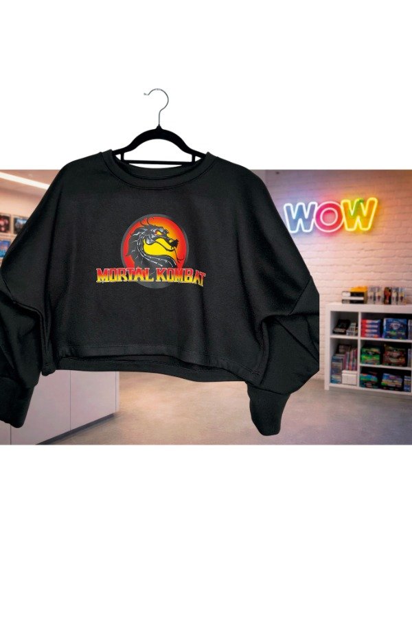 Producto - Buzo Pupero Crop Top Mortal Kombat