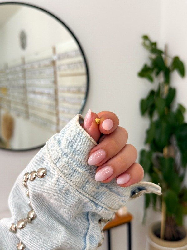 Producto - Piercing acero dorado corazón