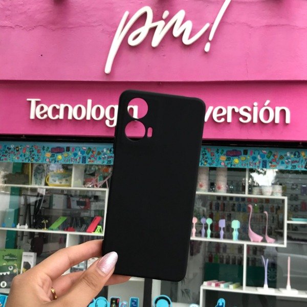 Producto - Motorola E14/ Motorola G04/ Motorola G04s Silicone Case Negra