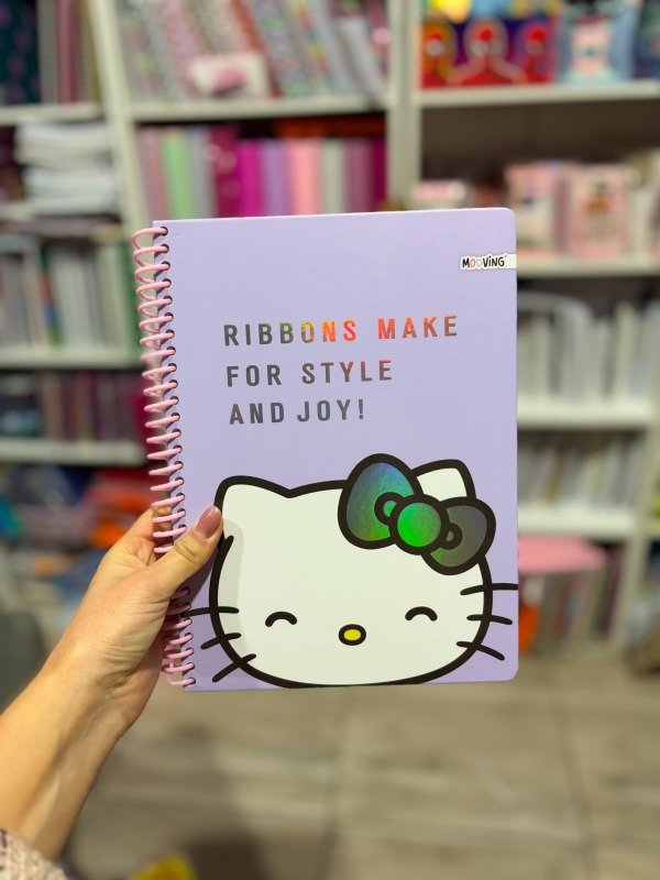 Producto - Cuaderno mooving kitty violeta