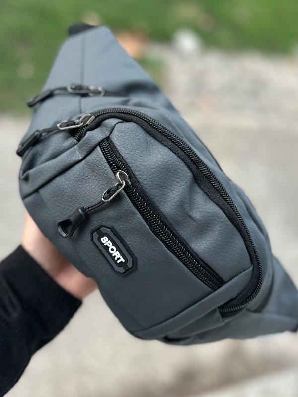 Producto - Riñonera gris matias