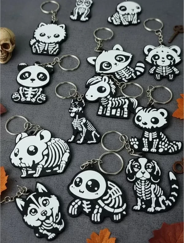 Producto - Llaveros Colgantes Halloween Animales X 15 Unid
