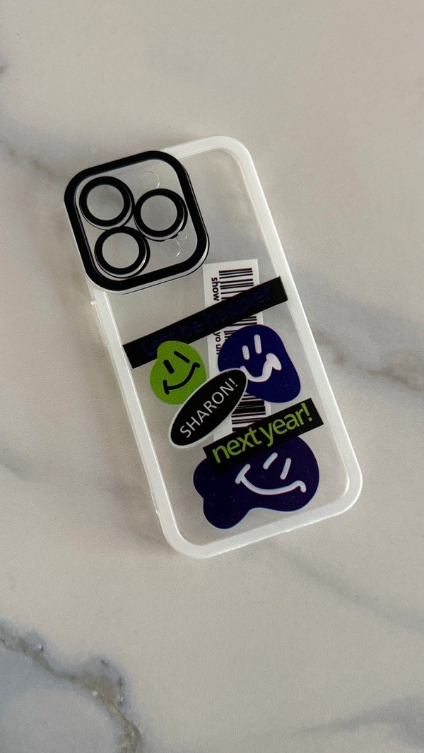 Producto - Funda diseño caritas Iph 14 pro