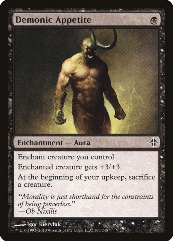 Producto - Demonic Appetite  Rise of the Eldrazi