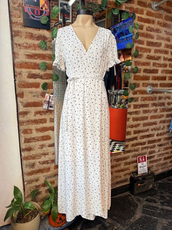 Producto - VESTIDO LARGO PORTFOLIO BLANCO