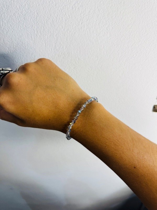 Producto - Pulsera cristales gris