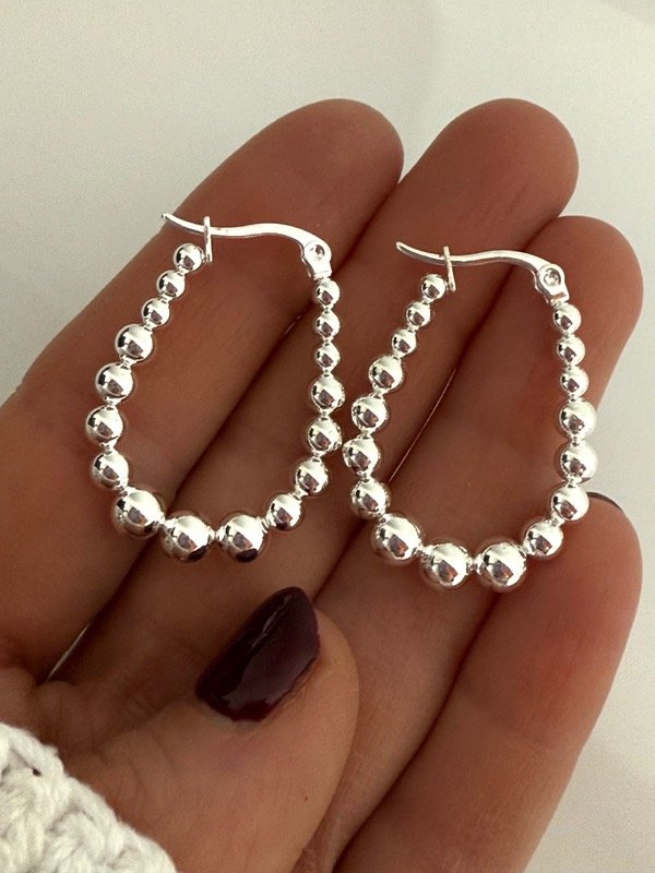 Producto - AB1540 Aros bolitas 3 cm