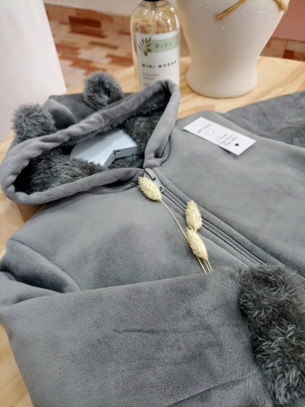Producto - CAMPERA PLUSH C/ CORDERITO
