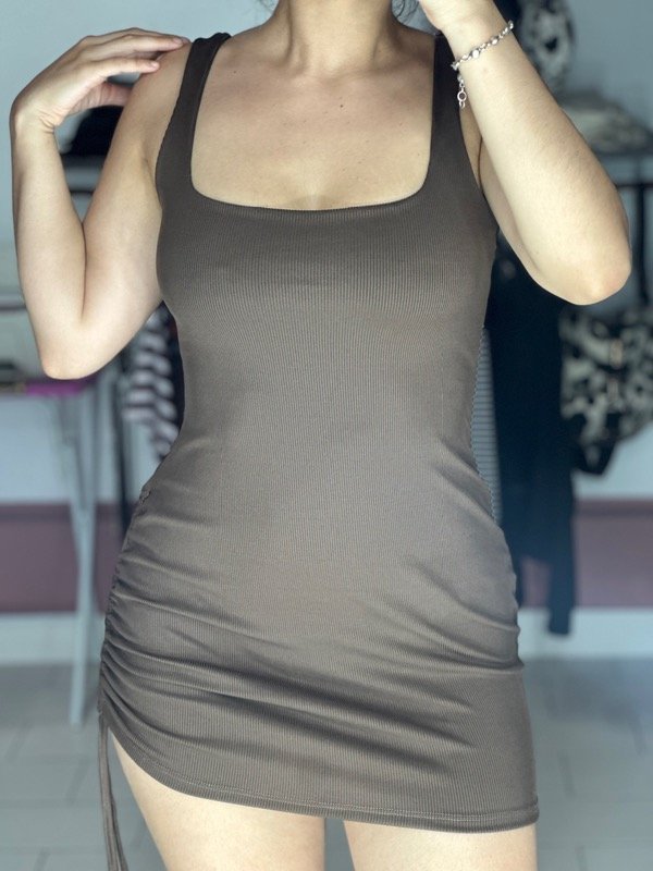 Producto - Vestido corto con Frunce