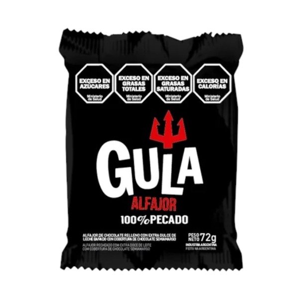 Producto - Alfajor Gula Negro 72g