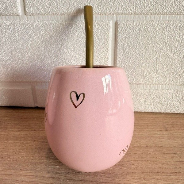 Producto - Mate ovo GOLD CUORE por unidad