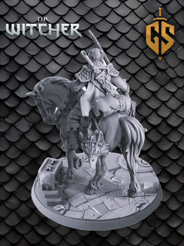 Producto - Geralt de Rivia montado 30mm - The Witcher - 2