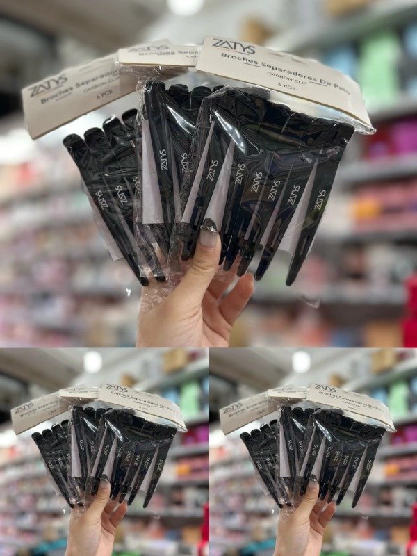 Producto - BROCHE SEPARADOR DE CABELLO ZATYS X6PCS