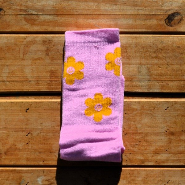 Producto - Media Caña Florcitas con Carita - Base rosa