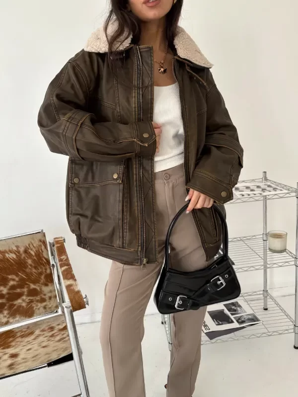 Producto - Campera Aviadora Brown