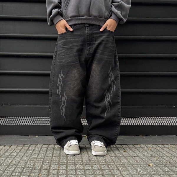 Producto - Pantalón baggy Flames - 0