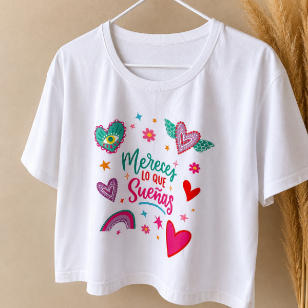 Producto - Remera Mereces Lo Que Sueñas
