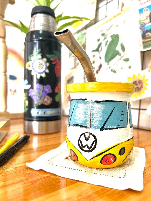 Producto - Mate de madera - Kombi