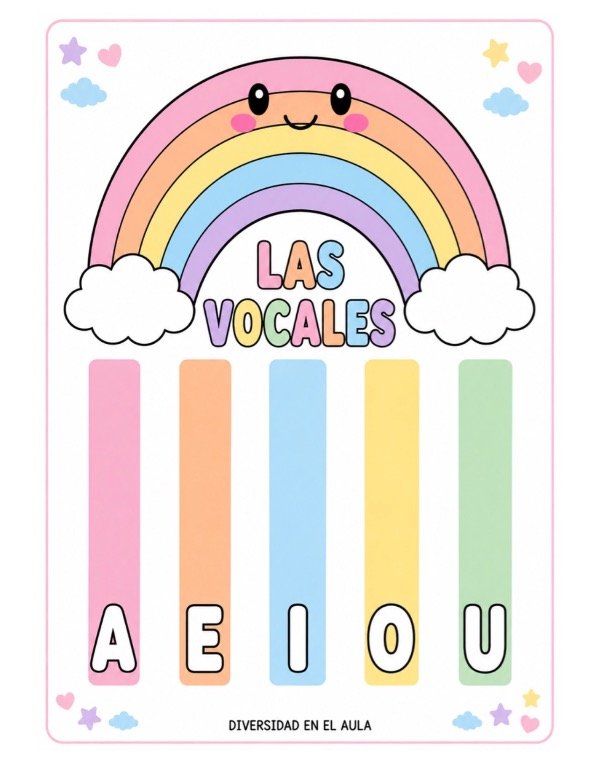 Producto - ARCO IRIS DE VOCALES - 0