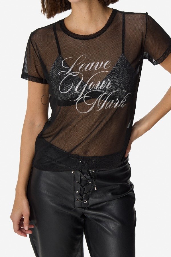 Producto - REMERA M/C MICROTUL ESTAMPA LEAVE YOUR MARK - 1