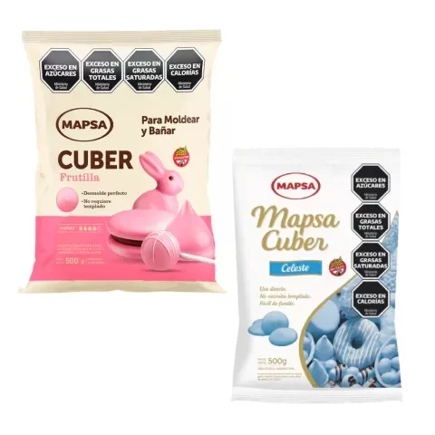 Producto - CHOCOLATE MAPSA X 500G CELESTE / ROSA