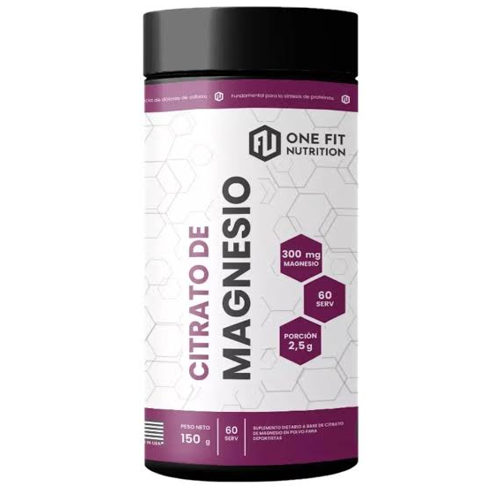 Producto - Citrato De Magnesio One Fit Nutrition - Sabor Neutro 150 g