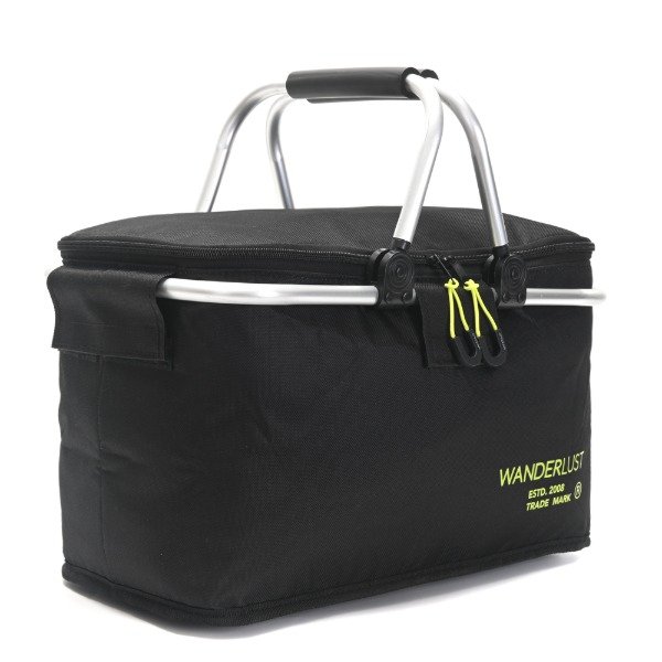 Producto - CANASTO CAMPING/LUNCHERA TERMICA NEGRO WANDERLUST 40518