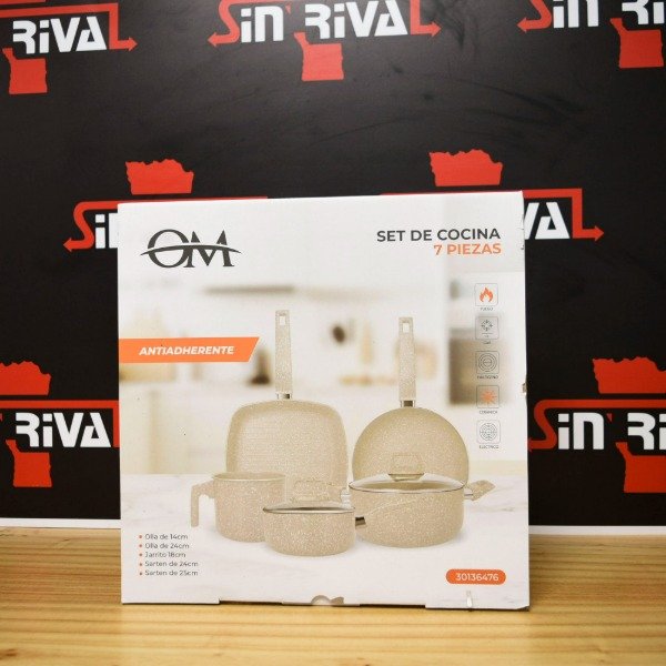 Producto - JUEGO DE COCINA 7PCS 30136476