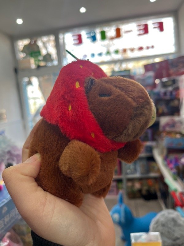 Producto - Llavero Capybara frutilla - 0