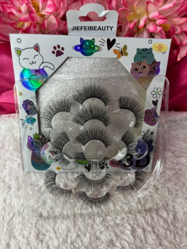 Producto - Pestañas postizas 3d caja gatitos-Diferentes modelos