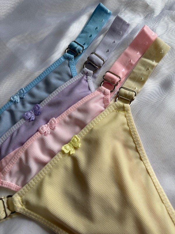 Producto - Colaless regulables microfibra Morley pastel Pack x4