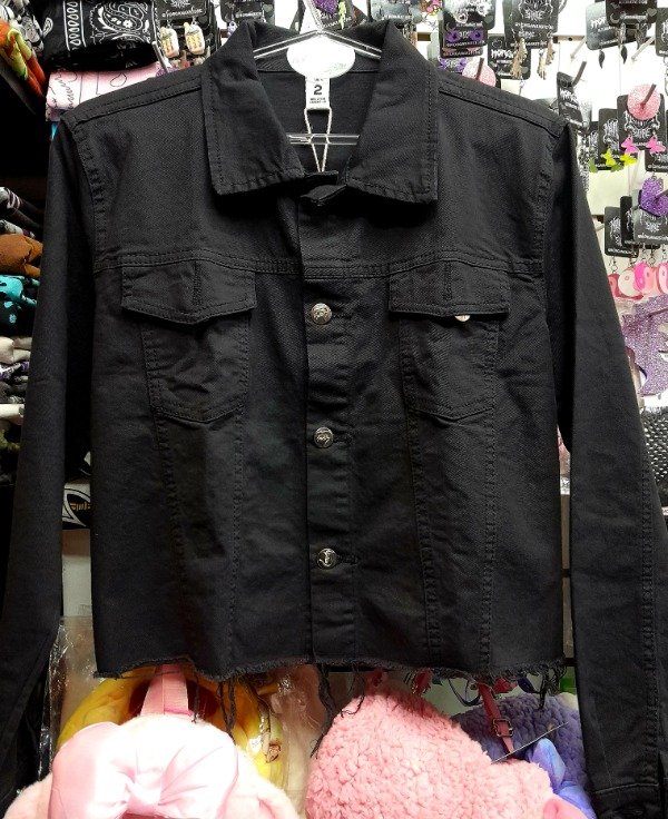 Producto - Campera Jean Negra