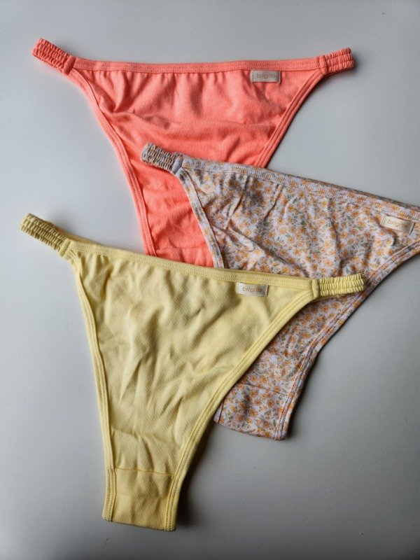 Producto - Pack x3 colaless tiro alto de algodón - 4200