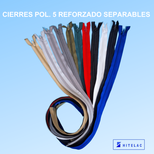 Producto - Cierre Poliester 5 Separable