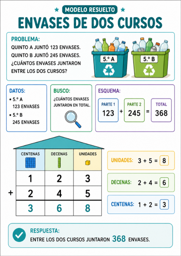 Producto - RESUELVO PROBLEMAS CON CASITAS: SUMAS Y RESTAS DE 2 Y 3 CIFRAS - 11