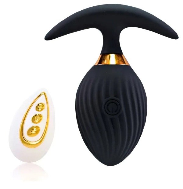 Producto - PLUG ANAL DE SILICONA CON CONTROL REMOTO - 0