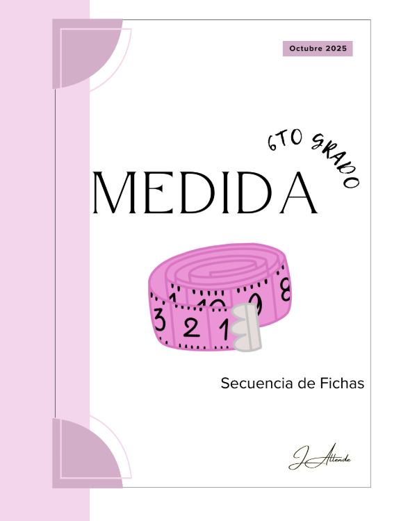 Producto - Medida 6to Grado