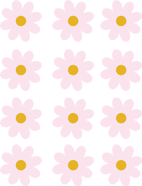 Producto - STICKERS MARGARITA FORMA ROSA X 12