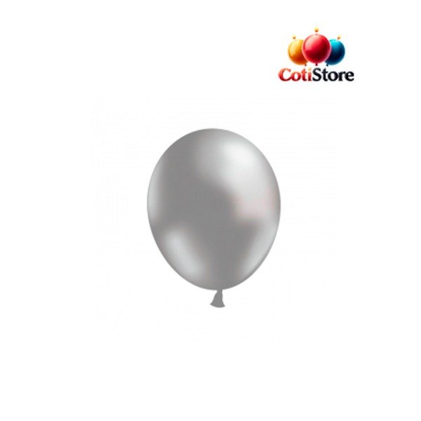 Producto - Globo Perlado 10" x50 Unidades PLATA