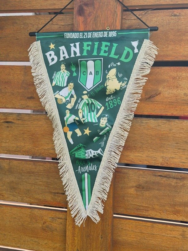 Producto - Banderín Banfield Ídolos Históricos