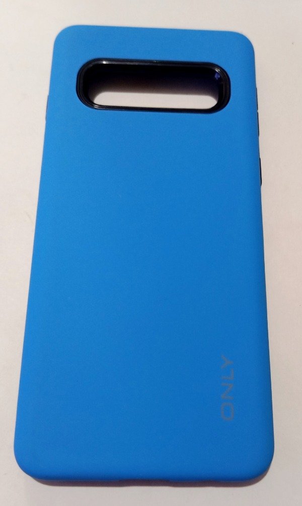 Producto - Funda Celeste rígida de alto impacto para Samsung S10