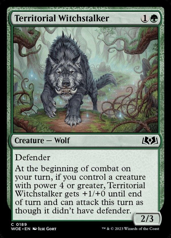 Producto - Territorial Witchstalker  Wilds of Eldraine