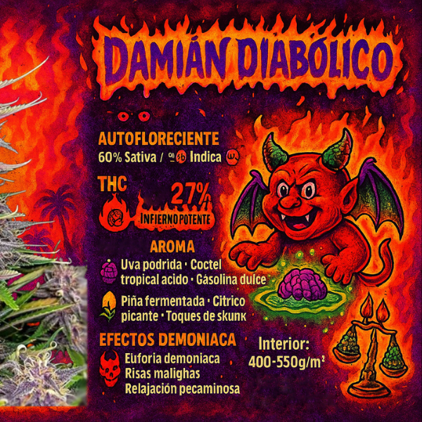 Producto - SEMILLA STICKY FINGERS DAMIAN DIABOLICO