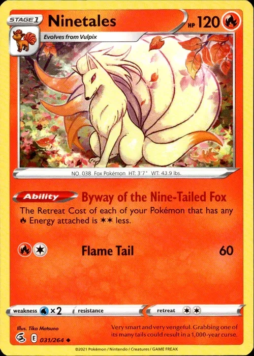 Producto - Ninetales - 031/264 - Fusion Strike